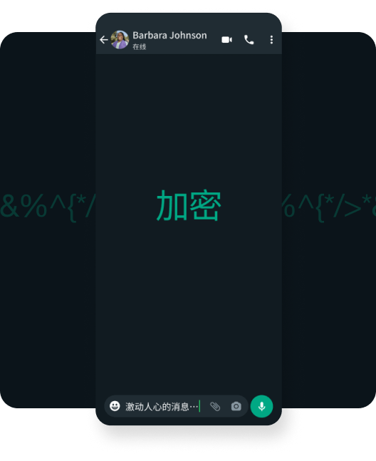 端到端加密保障隐私